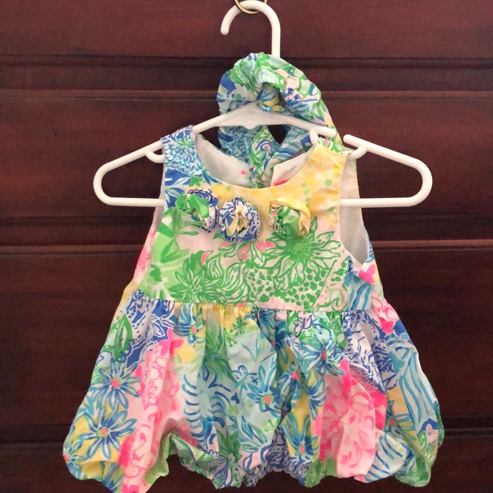 Lilly Pulitzer bubble dress and bloomer 🌴
